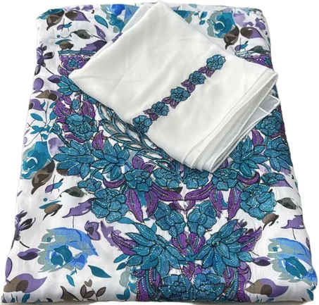 مخور حرير مخرم مع شيلة