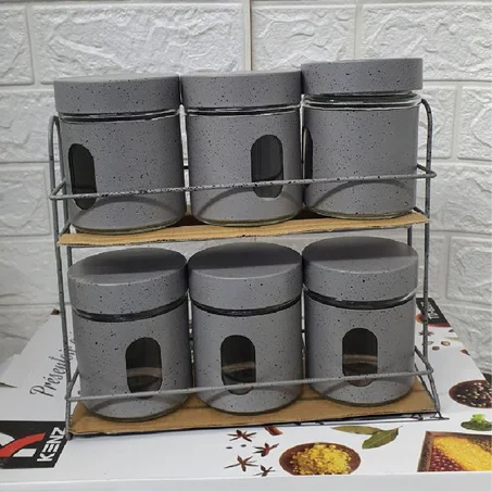 boites épices formée de 6 pièces en granite