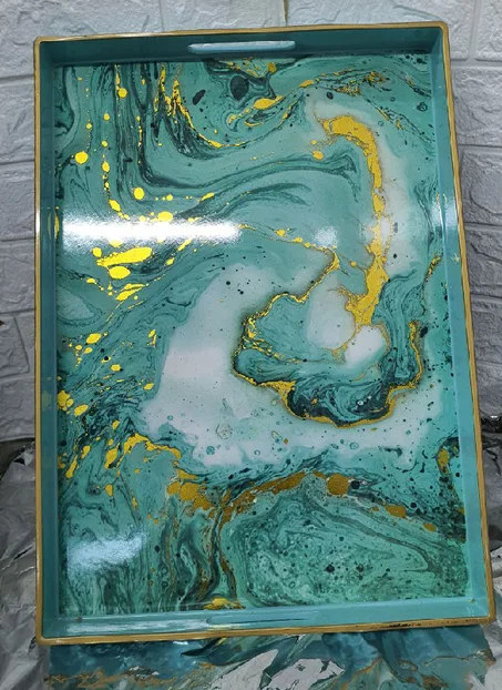 Plateau de Luxe en bois Rectangulaire PRESTIGE