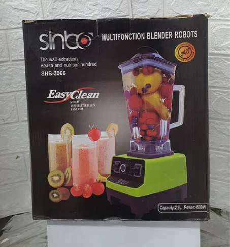 خلاط سينبو متعدد الوظائف من الستانلس ستيل 4500 واط: 2.5 لتر-Sinbo mixeur multifonction en inox 4500 w : 2,5 L