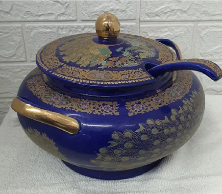 قدر خزفي لتقديم الحساء-soupière en porcelaine