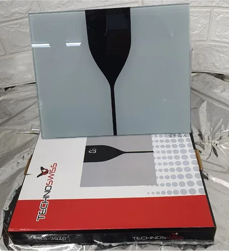 ميزان إلكتروني TECHNOSWIS-من الزجاج للمتابعة وزنك- Balonce -Technoswis- électronique en verre