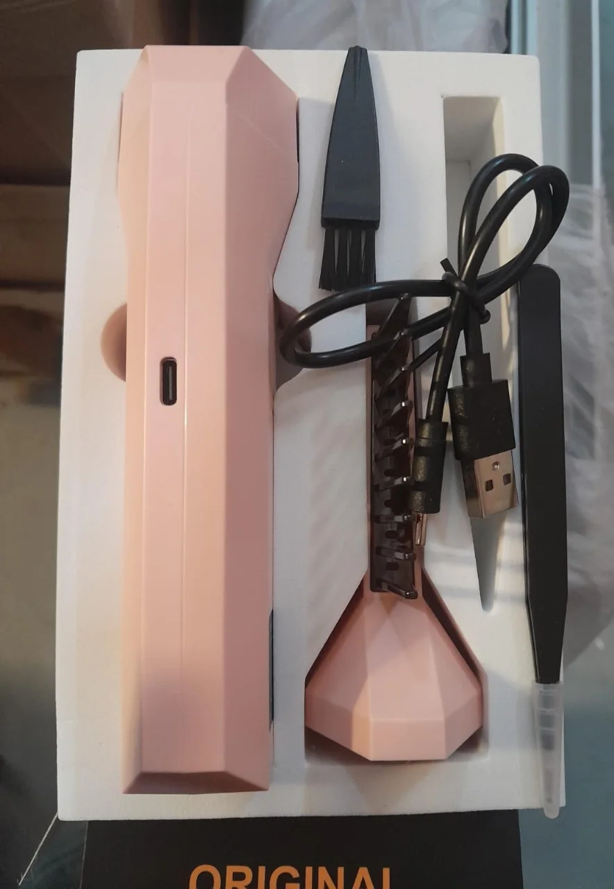 Electric Hair Steamer With Comb  مبخرة كهربائية للشعر