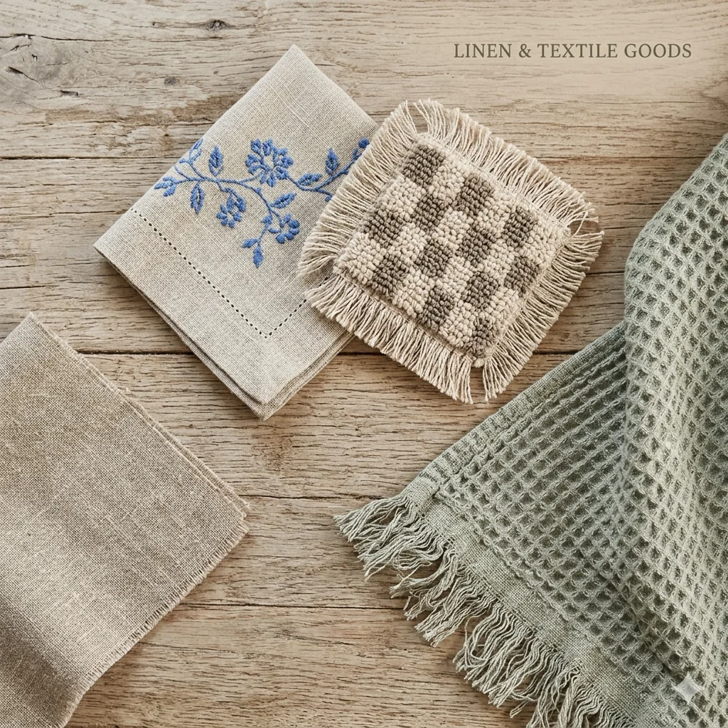Handmade Linen & Textile Home Goods