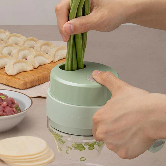 4 in 1 Handheld Electric Vegetable Slicer Set
