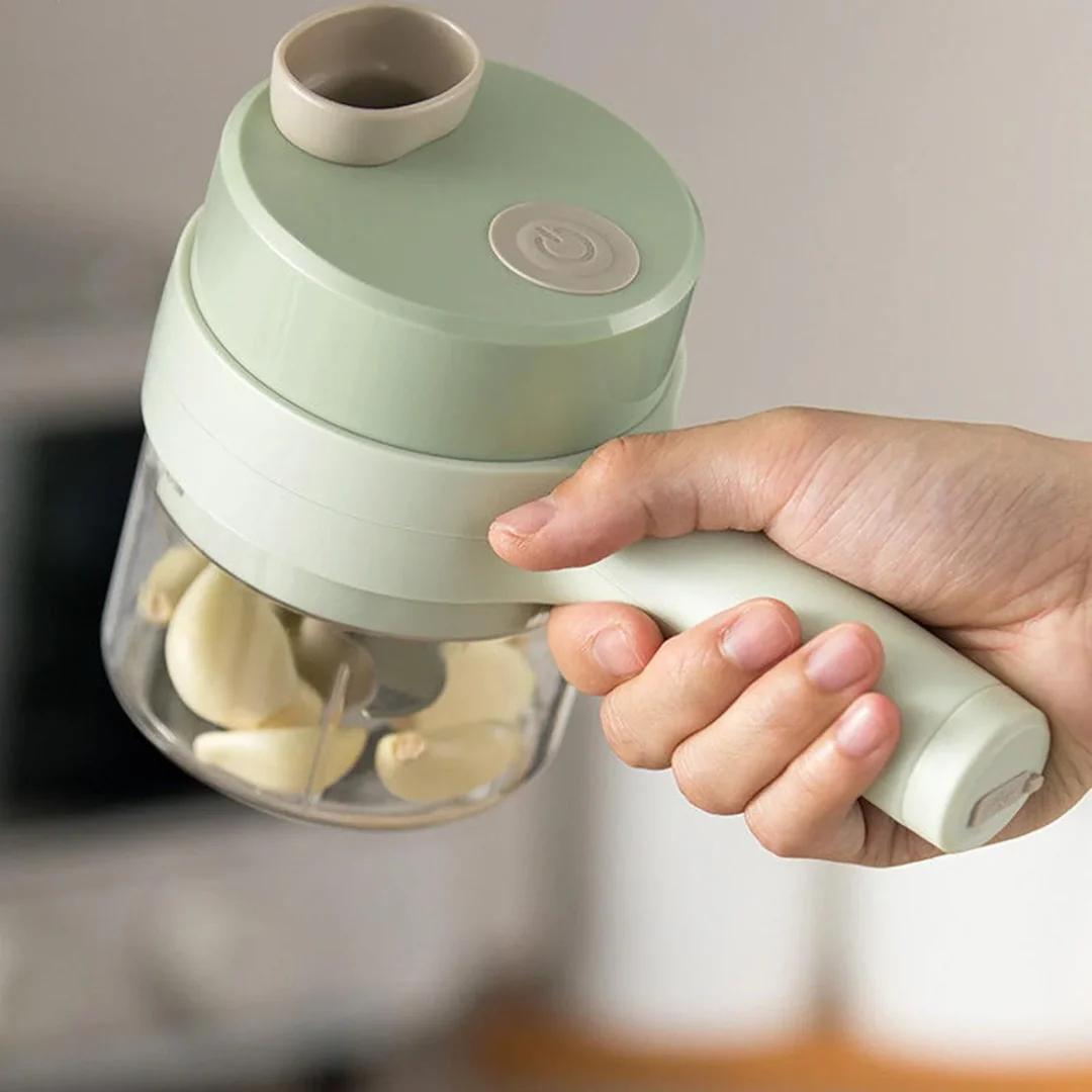 4 in 1 Handheld Electric Vegetable Slicer Set