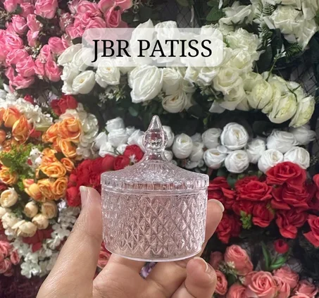 Porte-biugie parfumée transparent 24 pièces