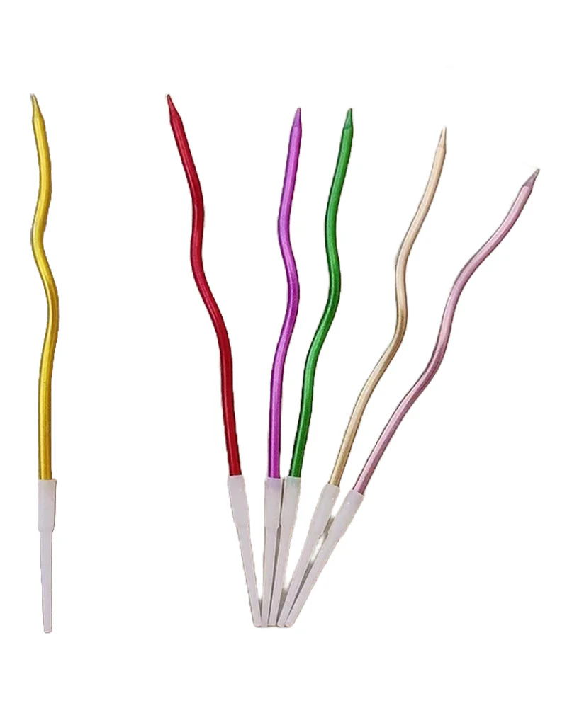 Pack de 6 Bougies Bouclée