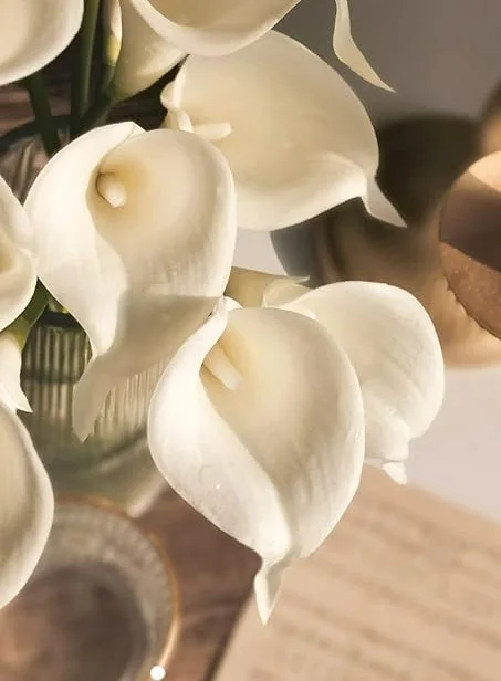 Bouquet artificielles blanche
