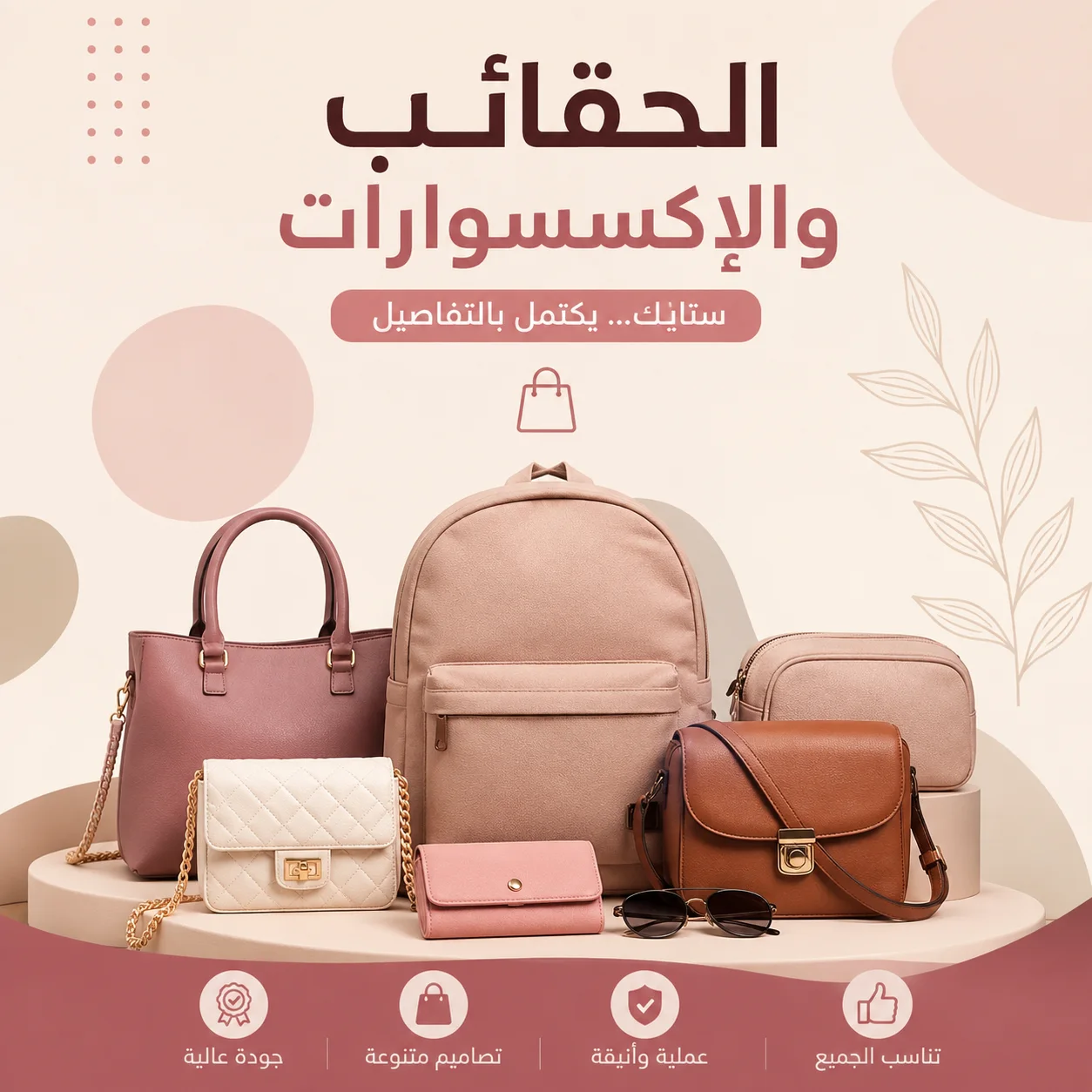 الحقائب والإكسسوارات