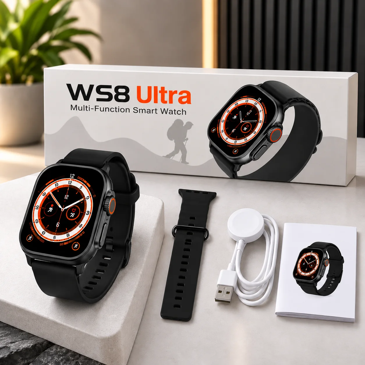 ⌚ ساعة WS8 Ultra الذكية
