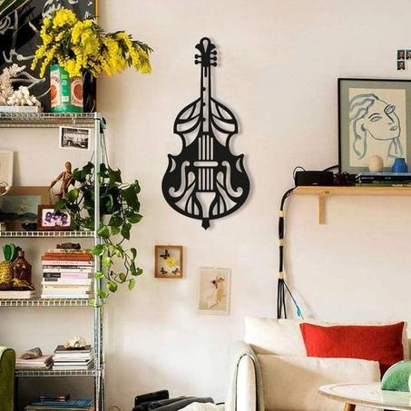 لوحة حائطية "قيتارة مزخرفة"