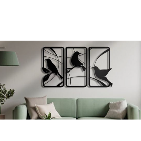 لوحة حائطية "عصافير"