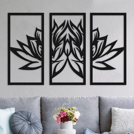 لوحة حائطية "زهرة متفتحة"