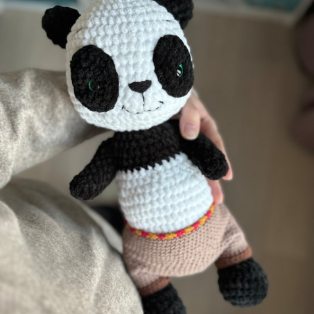 Amigurumi Panda Pattern Plush Bear - English