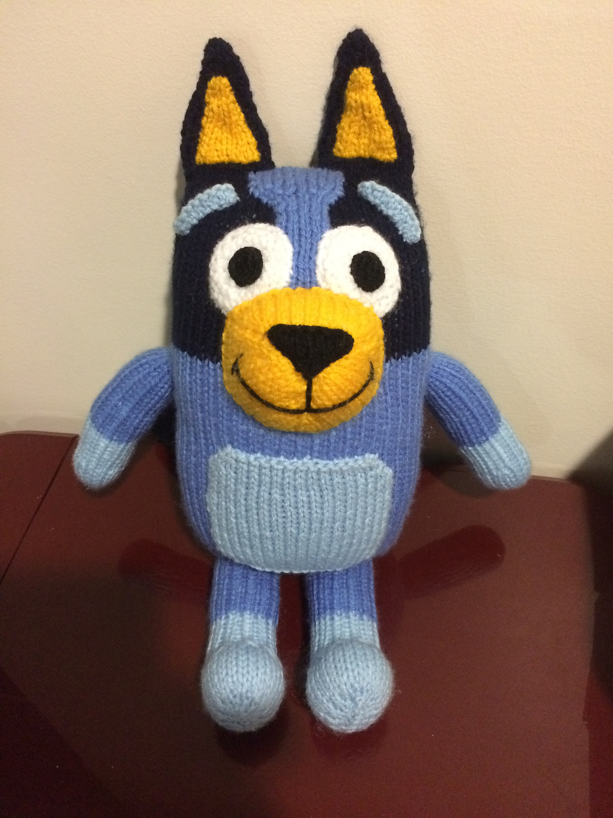 Heeler Bluey and Bingo Knitting Pattern - English