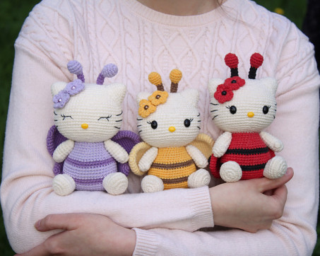 Spring Hello KITTY and FRIENDS Amigurumi Pattern