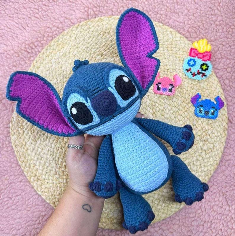 3-in-1 Stitch & Angel Amigurumi PDF Crochet Pattern