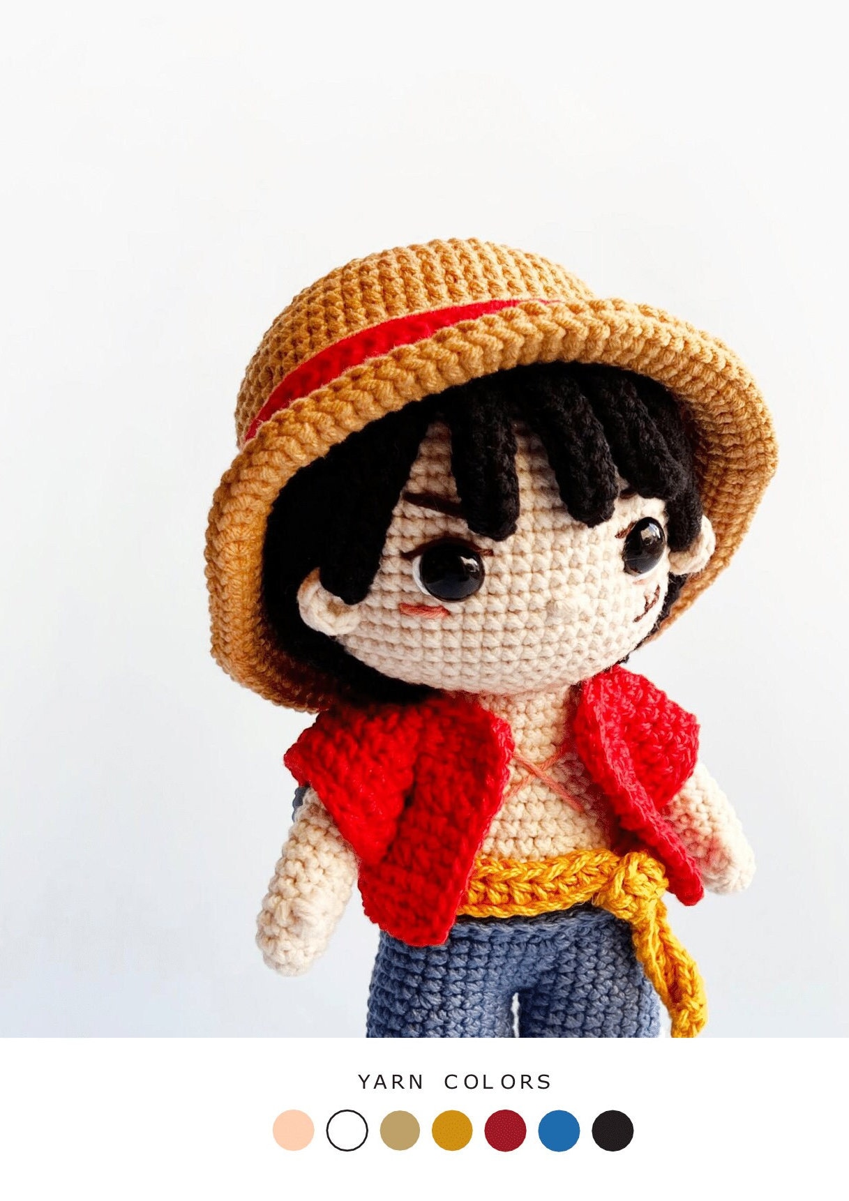 Pirate Crochet Pattern Amigurumi PDF