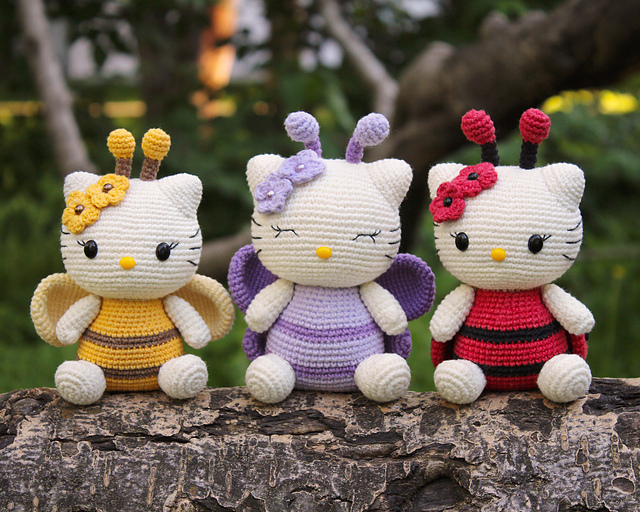 Spring Hello KITTY and FRIENDS Amigurumi Pattern