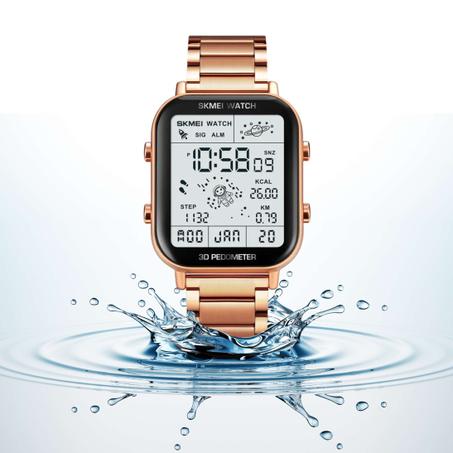 ساعة الكترونية متعددة الوظائف للجنسين