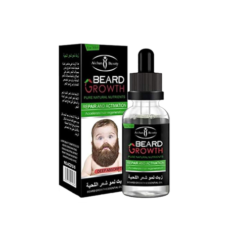 زيت نمو اللحية + درما رولر مجان