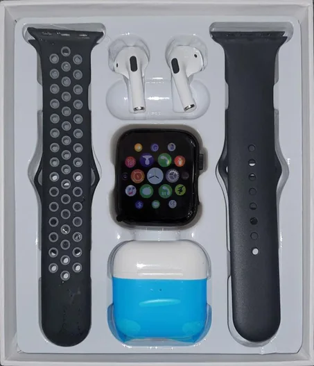 smartwatch 7 avec écouteurs bleutooth