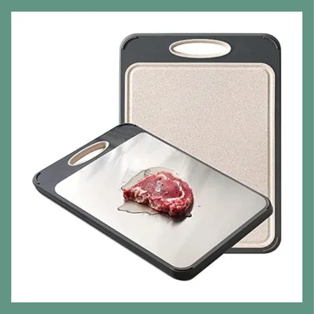 لوح تقطيع مزدوج الجوانب للمطبخ