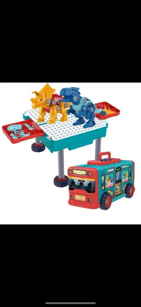 Bus Dinosaure de construction