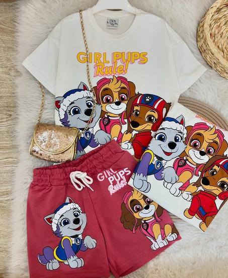 Tee-shirt + Short- Coton