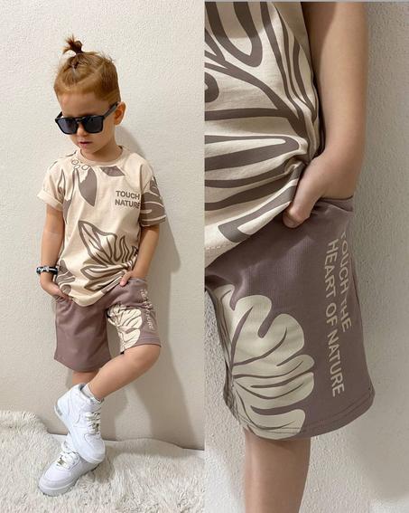 Tee-shirt + Short- Coton