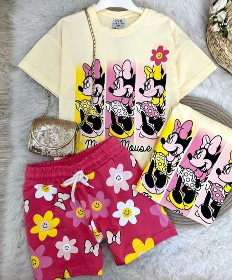 Tee-shirt + Short- Coton