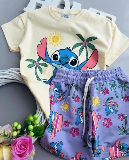 Tee-shirt + Short- Coton