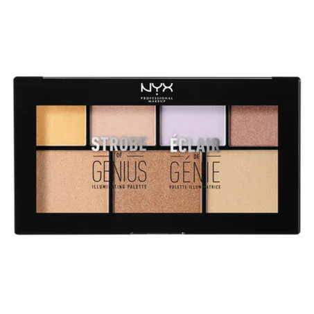 Palette Illuminatrice NYX Strobe of Genius, surligneurs, maquillage
