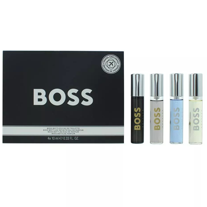Coffret de 4 mini-parfums Hugo Boss en bouteille