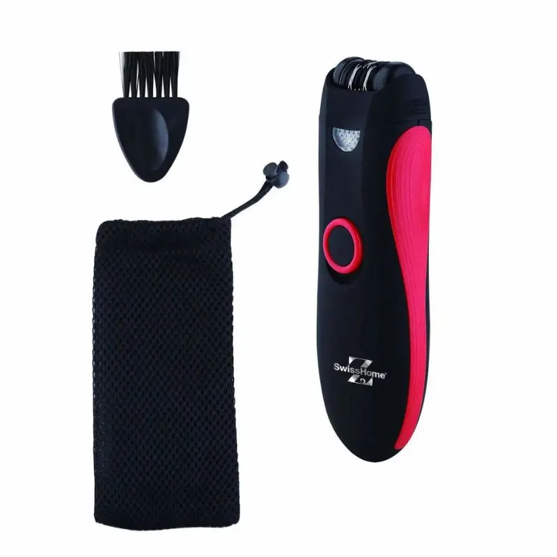 🔥 ÉPILATEUR SWISSHOME SH-6633 – ROUGE & NOIR