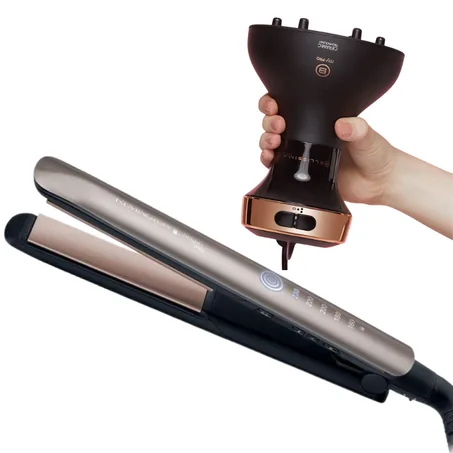 باقة الشعر المثالية:   Bellissima مجفف    +   Remington مكواة