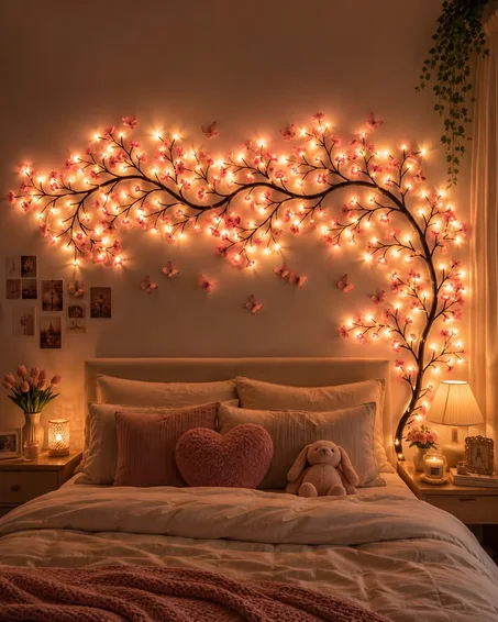 أضواء LED على شكل أزهار