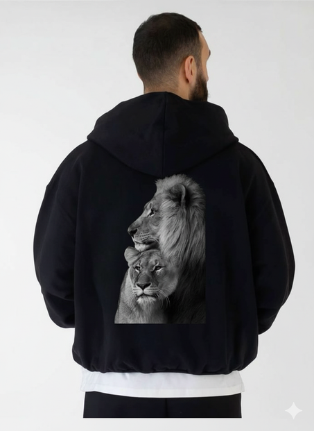 HOODIE OVERSIZE LION
