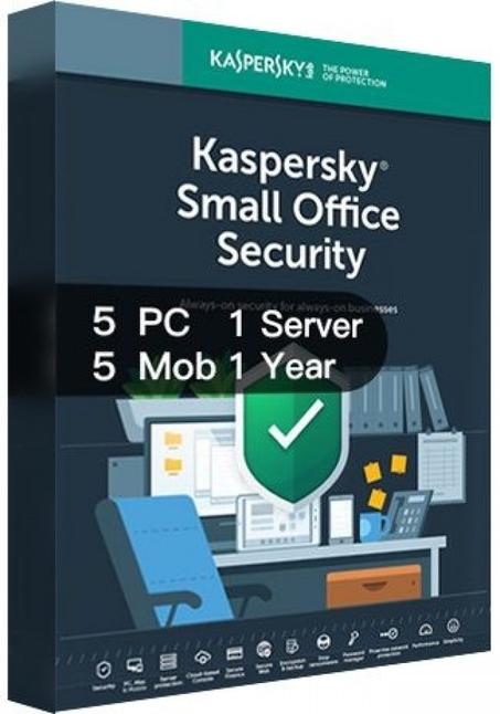 Kaspersky SMALL Office Security Version 7 / 5PCs + 5Mobiles + 1Server (1 Year) [EU]