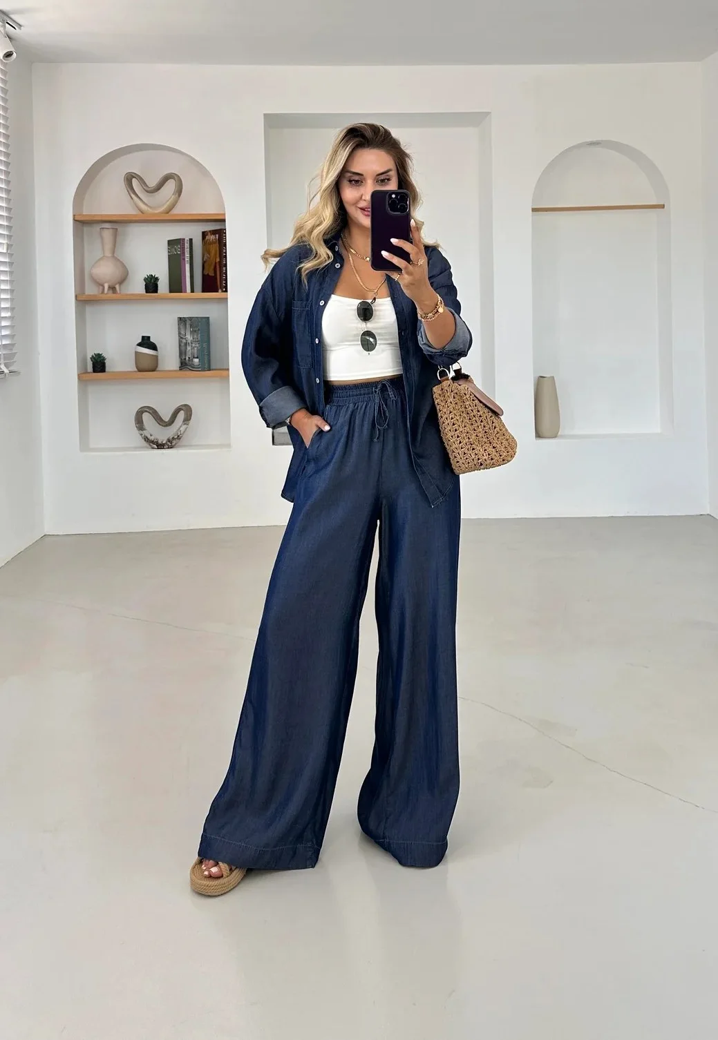 😍 Ensemble jeans uni 👖