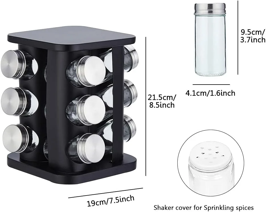 Organisateur à Épices Rotatif – Design Moderne