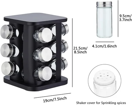 Organisateur à Épices Rotatif – Design Moderne