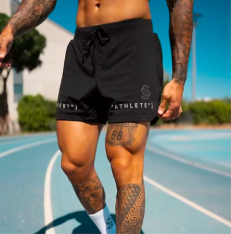 شورت رياضي صيفي للجري وكرة السلة للرجال، شورت رياضي جفاف يسمح بمرور الهواء للياقة البدنية والتمرين
