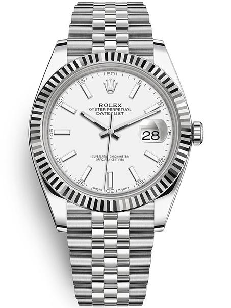 Rolex datejust white