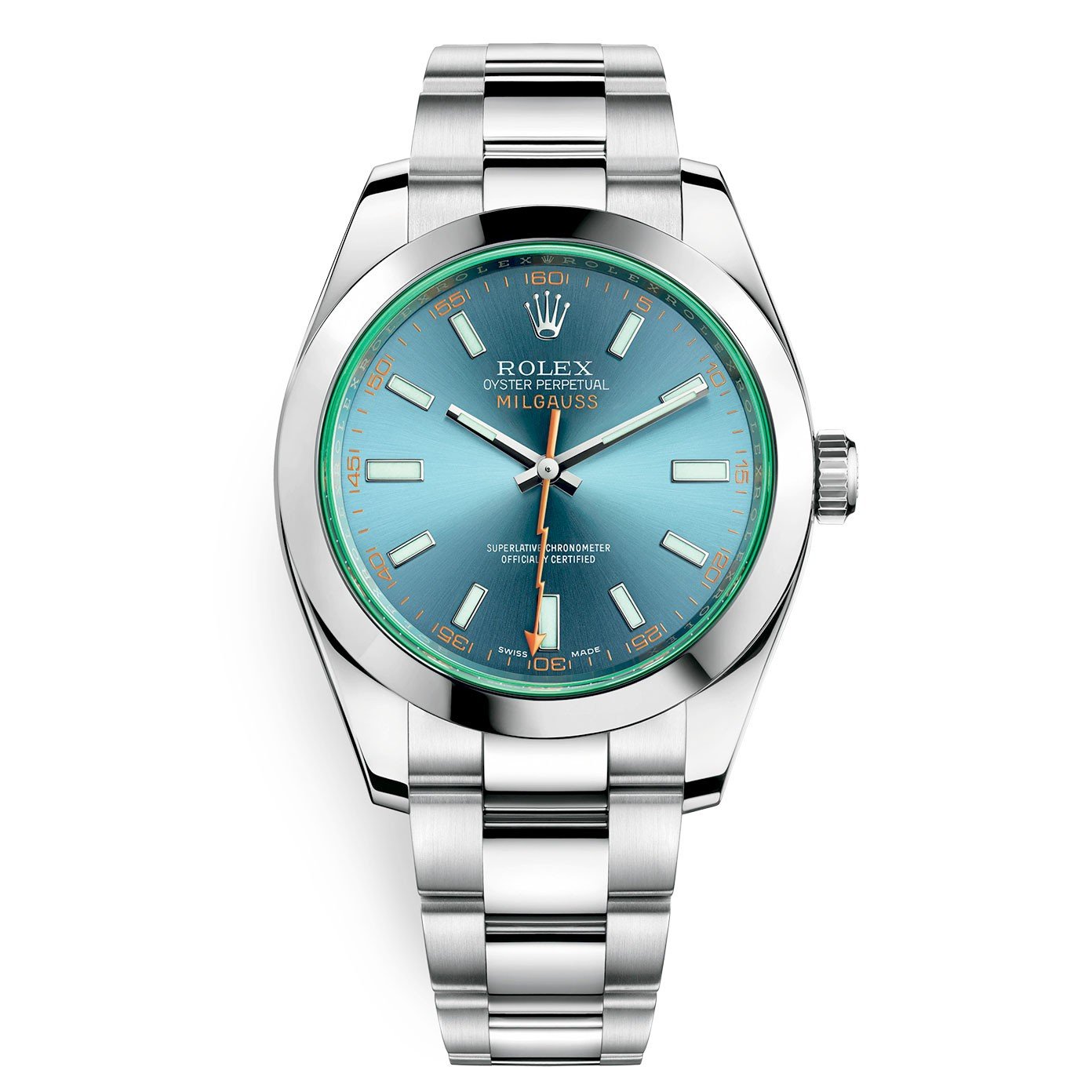 Rolex milgauss blue