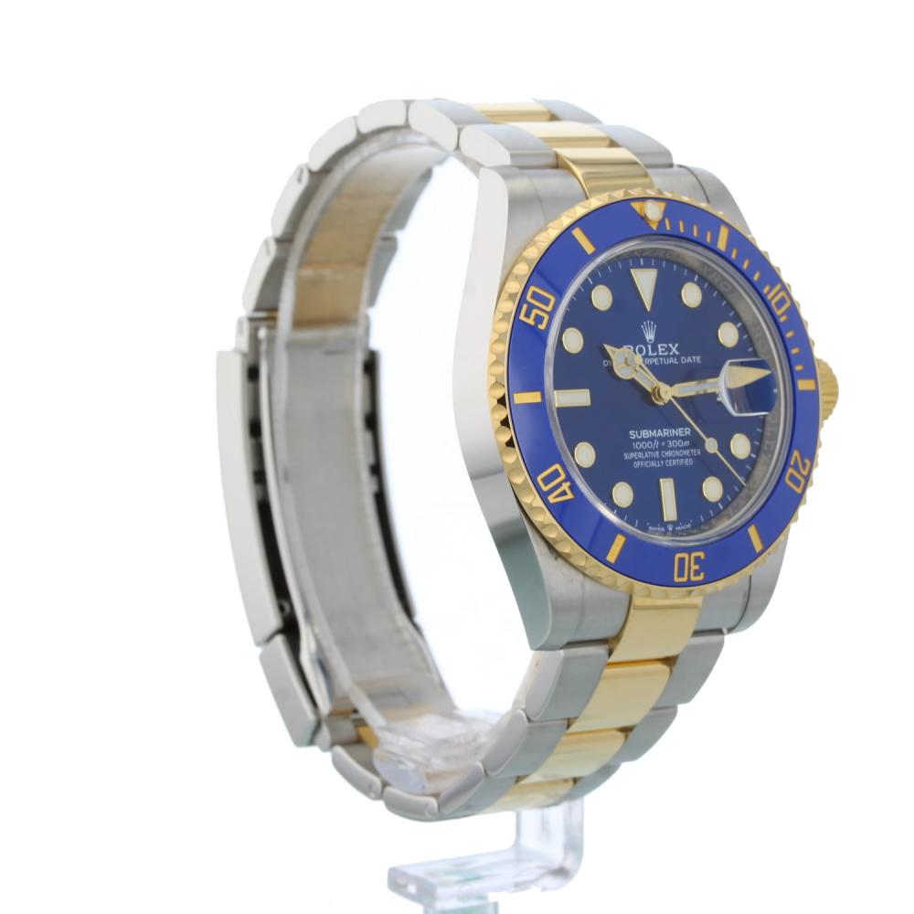 Rolex submariner blue gold