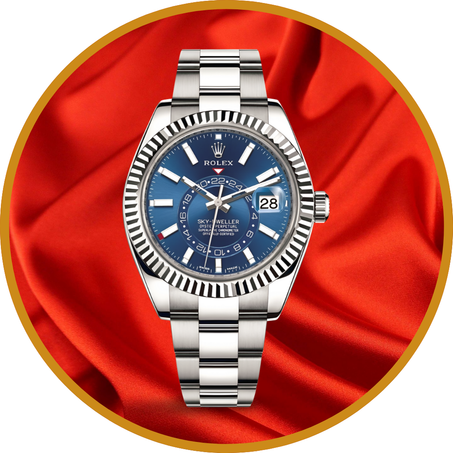 Rolex sky dweller blue
