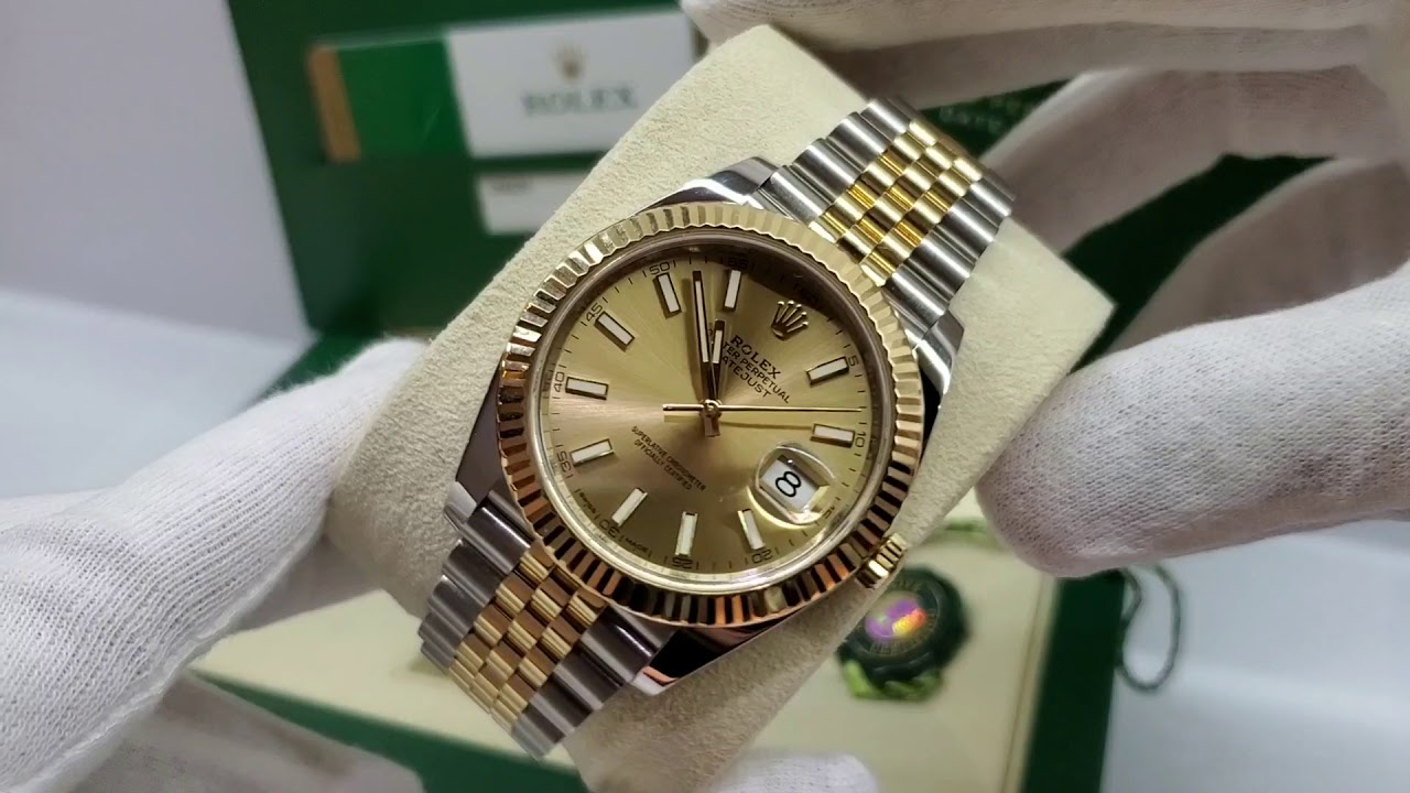 Rolex datejust yellow gold
