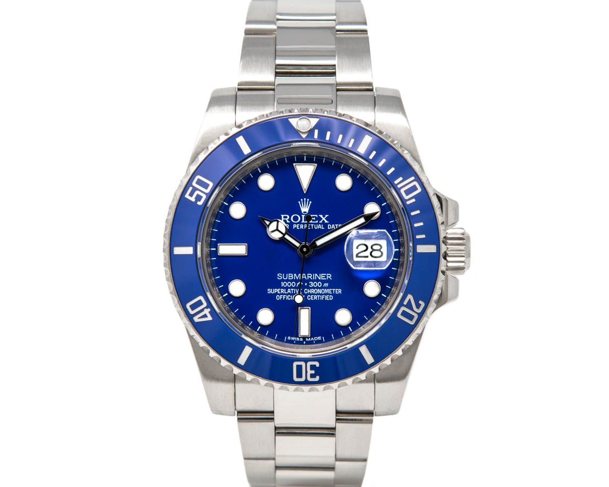 Rolex submariner blue 41mm